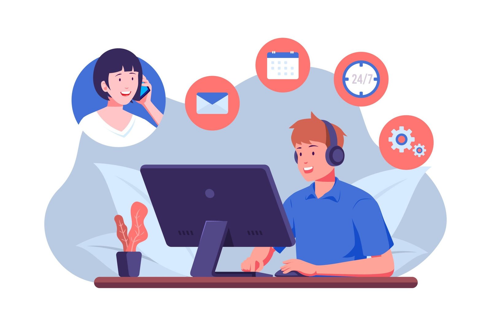 برامج التسويق وخدمة العملاء